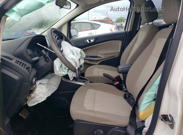 MAJ6S3GL3KC255206 2019 FORD ECOSPORT White Vista interior delantera