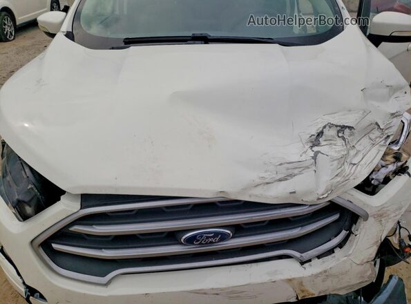MAJ6S3GL3KC255206 2019 FORD ECOSPORT White Vista del compartimento del motor
