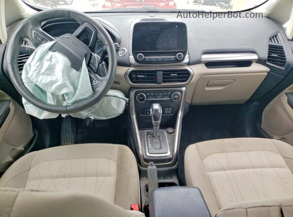MAJ6S3GL3KC255206 2019 FORD ECOSPORT White Vista del salpicadero