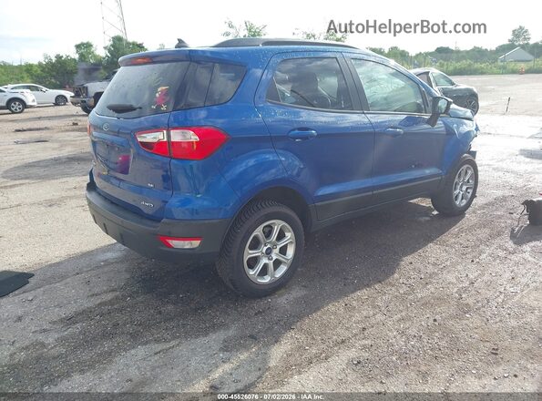 MAJ6S3GL3KC280297 2019 FORD ECOSPORT Blue Trasero derecho