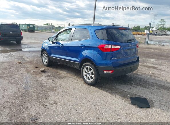 MAJ6S3GL3KC280297 2019 FORD ECOSPORT Blue Trasero izquierdo
