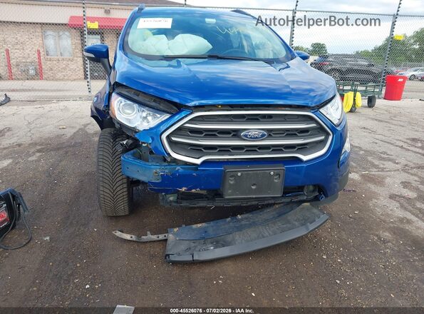 MAJ6S3GL3KC280297 2019 FORD ECOSPORT Blue Vista frontal