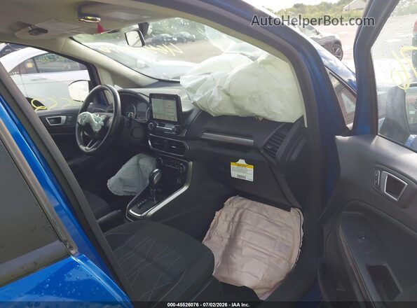MAJ6S3GL3KC280297 2019 FORD ECOSPORT Blue Vista interior delantera