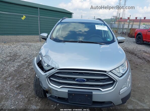 MAJ6S3GL3LC337969 2020 FORD ECOSPORT Silver ხელსაწყოთა პანელის ხედი