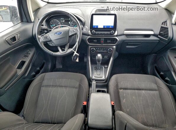 MAJ6S3GL3LC343089 2020 FORD ECOSPORT Gray Widok deski rozdzielczej