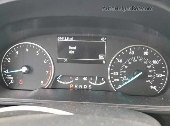 MAJ6S3GL3LC343089 2020 FORD ECOSPORT Gray Widok zestawu wskaźników
