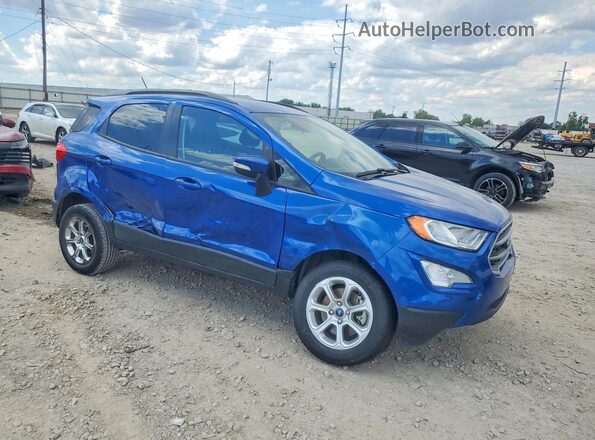 MAJ6S3GL3LC367313 2020 FORD ECOSPORT Синий Передняя правая четверть