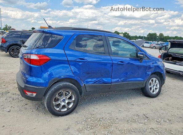 MAJ6S3GL3LC367313 2020 FORD ECOSPORT Синий Задняя правая четверть