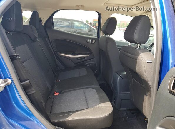 MAJ6S3GL3LC367313 2020 FORD ECOSPORT Синий Вид задних сидений
