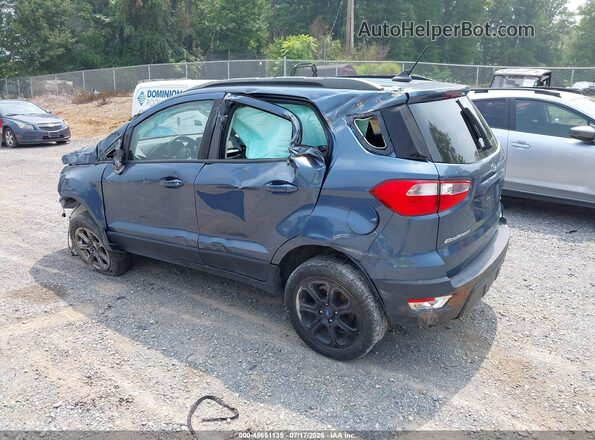MAJ6S3GL3NC460027 2022 FORD ECOSPORT Blue Задня ліва чверть
