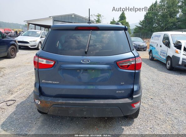 MAJ6S3GL3NC460027 2022 FORD ECOSPORT Blue 