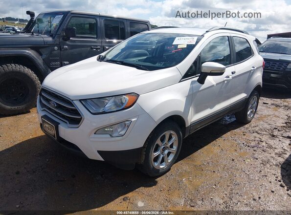 MAJ6S3GL4KC289008 2019 FORD ECOSPORT White Przód lewy