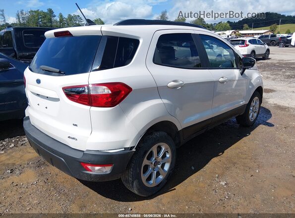 MAJ6S3GL4KC289008 2019 FORD ECOSPORT White Tył prawy