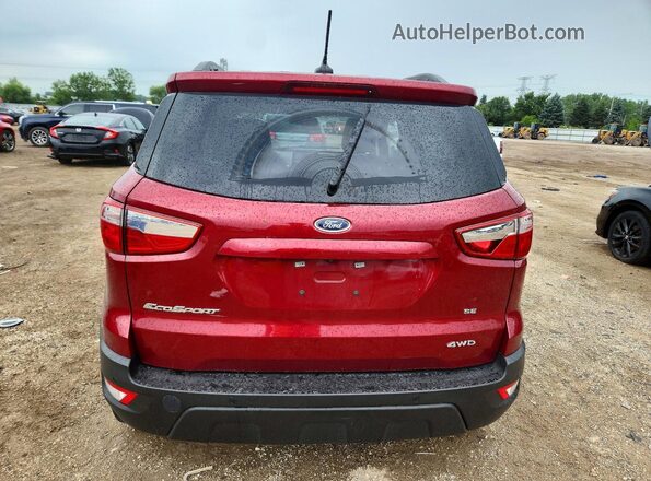 MAJ6S3GL4MC423132 2021 FORD ECOSPORT Red Rear view