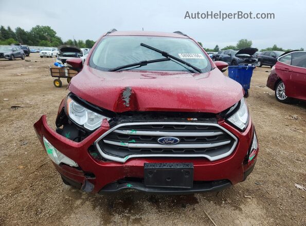 MAJ6S3GL4MC423132 2021 FORD ECOSPORT Red Front view