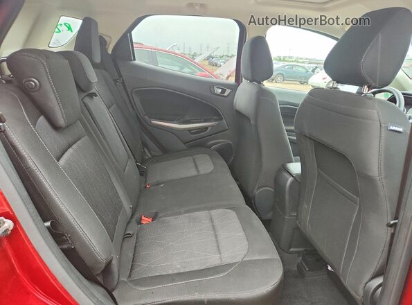 MAJ6S3GL4MC423132 2021 FORD ECOSPORT Red Rear seats view