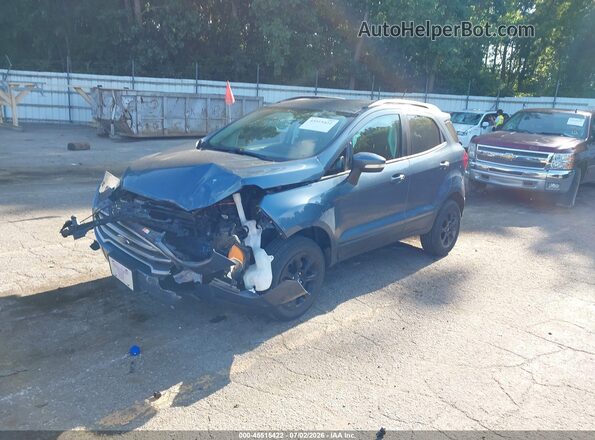 MAJ6S3GL4MC435703 2021 FORD ECOSPORT Blue Առջևի ձախ երեք քառորդ տեսարան