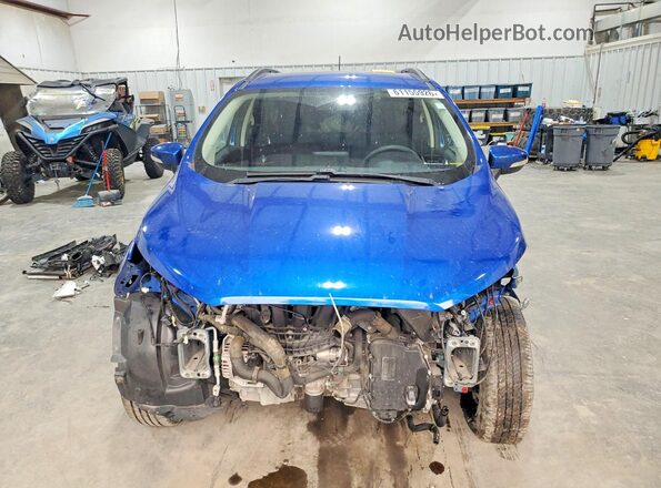 MAJ6S3GL4MC451299 2021 FORD ECOSPORT Blue Widok z przodu
