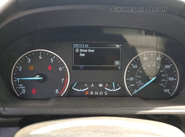 MAJ6S3GL4NC460053 2022 FORD ECOSPORT Серый Вид щитка приборов