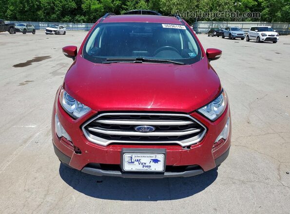 MAJ6S3GL5KC263291 2019 FORD ECOSPORT Red Դիմացի տեսք