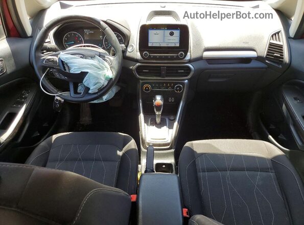 MAJ6S3GL5KC263291 2019 FORD ECOSPORT Red Առջևի վահանակի տեսք