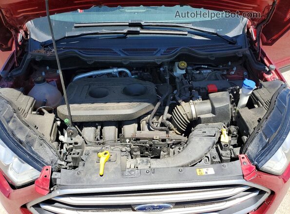 MAJ6S3GL5KC263291 2019 FORD ECOSPORT Red Շարժիչի բաժամունքի տեսք