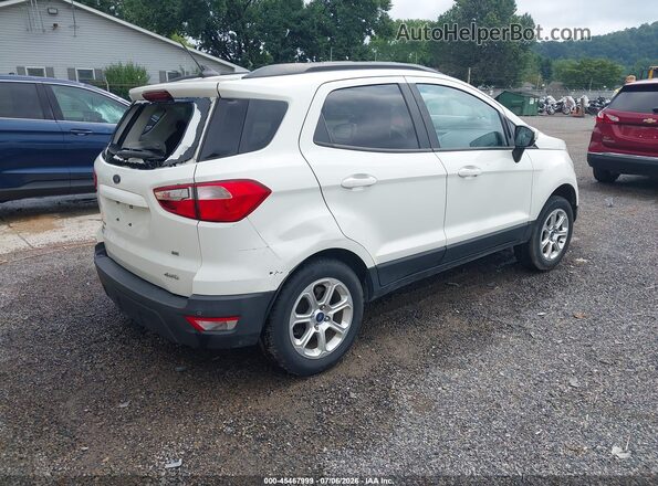 MAJ6S3GL5KC283105 2019 FORD ECOSPORT White უკანა მარჯვენა