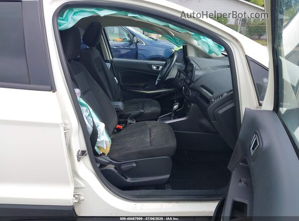 MAJ6S3GL5KC283105 2019 FORD ECOSPORT White წინა სალონის ხედი