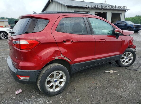 MAJ6S3GL5KC305782 2019 FORD ECOSPORT Red უკანა მარჯვენა