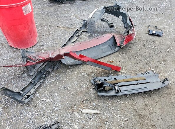 MAJ6S3GL5KC305782 2019 FORD ECOSPORT Red ძრავის განყოფილების ხედი