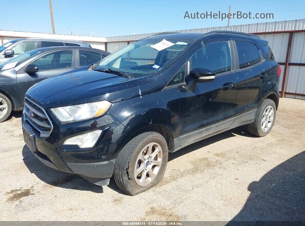 MAJ6S3GL5LC363912 2020 FORD ECOSPORT Black Առջևի ձախ երեք քառորդ տեսարան