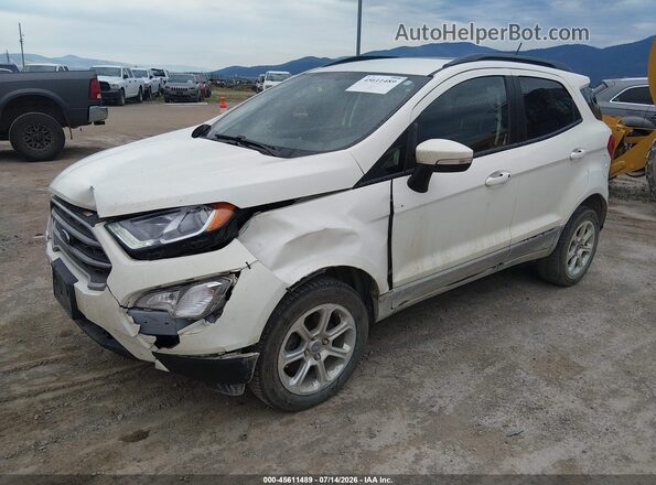 MAJ6S3GL5MC427156 2021 FORD ECOSPORT White Передня ліва чверть