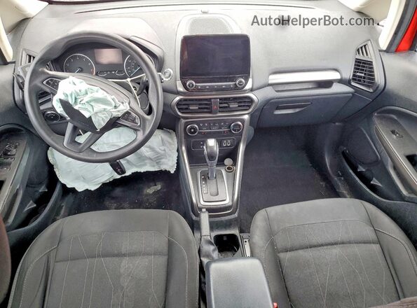 MAJ6S3GL6NC462757 2022 FORD ECOSPORT Red წინა პანელის ხედი