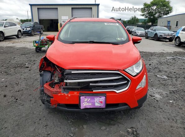 MAJ6S3GL6NC462757 2022 FORD ECOSPORT Red წინა ხედი