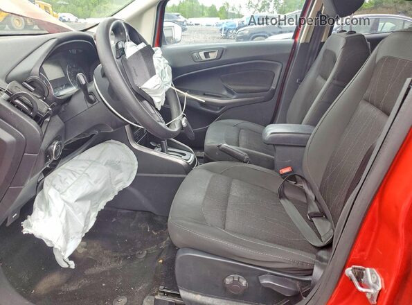 MAJ6S3GL6NC462757 2022 FORD ECOSPORT Red წინა სალონის ხედი