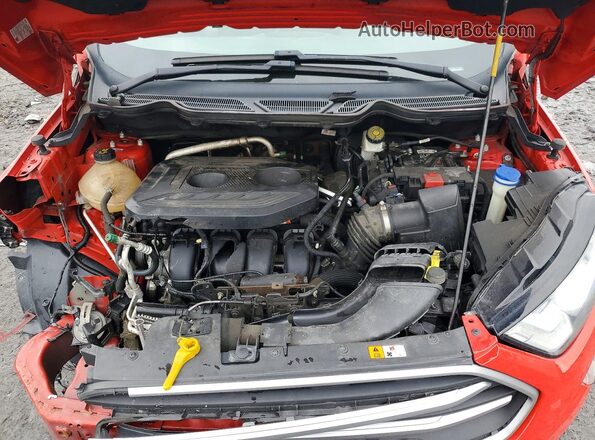 MAJ6S3GL6NC462757 2022 FORD ECOSPORT Red უკანა სალონის ხედი