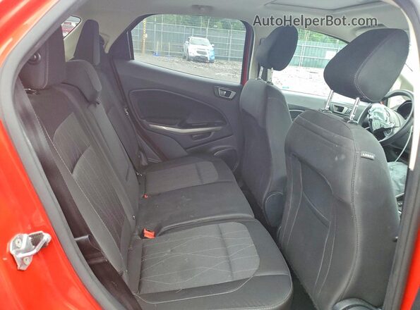 MAJ6S3GL6NC462757 2022 FORD ECOSPORT Red უკანა სავარძლების ხედი