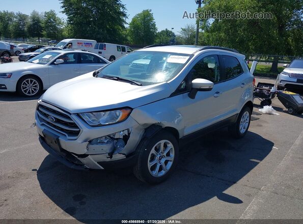 MAJ6S3GL6NC462967 2022 FORD ECOSPORT Silver Передня ліва чверть