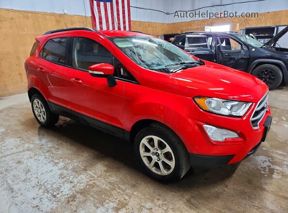 MAJ6S3GL7KC283865 2019 FORD ECOSPORT Burgundy Przód prawy