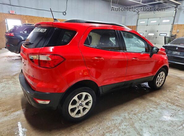 MAJ6S3GL7KC283865 2019 FORD ECOSPORT Burgundy Tył prawy