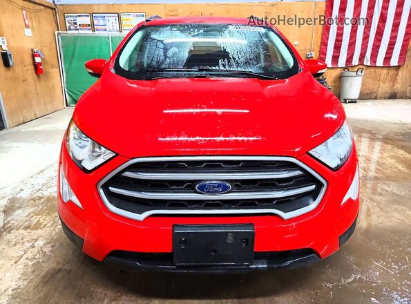 MAJ6S3GL7KC283865 2019 FORD ECOSPORT Burgundy Widok z przodu