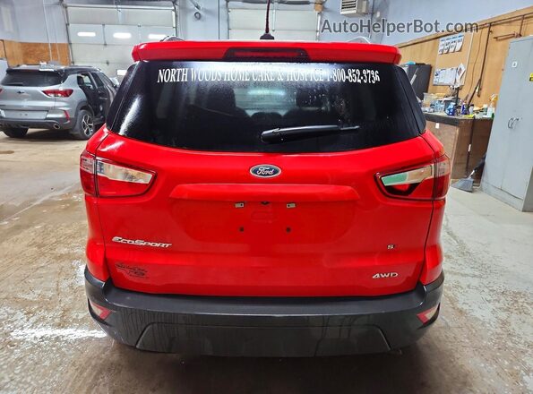 MAJ6S3GL7KC283865 2019 FORD ECOSPORT Burgundy Widok z tyłu