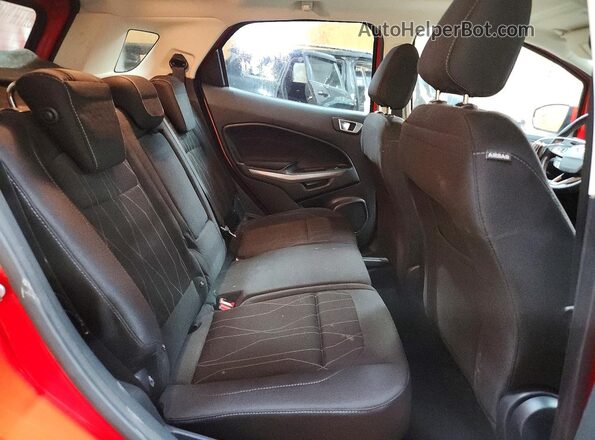 MAJ6S3GL7KC283865 2019 FORD ECOSPORT Burgundy Widok wnętrza z tyłu