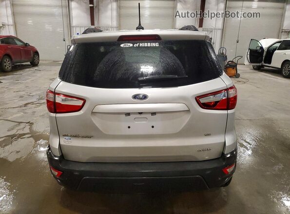 MAJ6S3GL7KC302883 2019 FORD ECOSPORT Silver Widok z tyłu