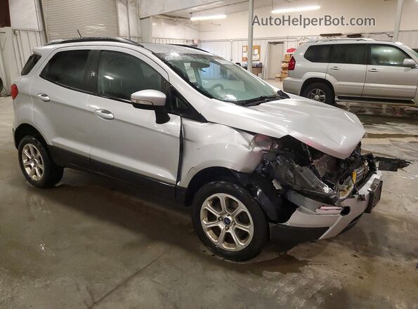 MAJ6S3GL7KC302883 2019 FORD ECOSPORT Silver Przód prawy