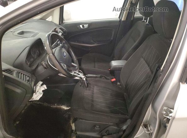 MAJ6S3GL7KC302883 2019 FORD ECOSPORT Silver Widok wnętrza z przodu