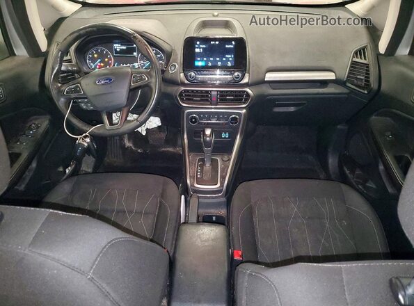 MAJ6S3GL7KC302883 2019 FORD ECOSPORT Silver Widok deski rozdzielczej