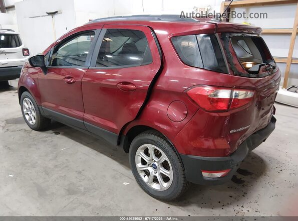 MAJ6S3GL7LC333312 2020 FORD ECOSPORT Red უკანა მარცხენა