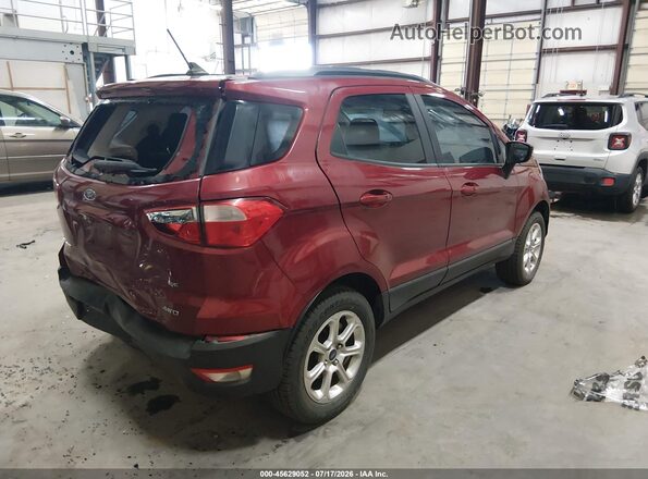 MAJ6S3GL7LC333312 2020 FORD ECOSPORT Red უკანა მარჯვენა
