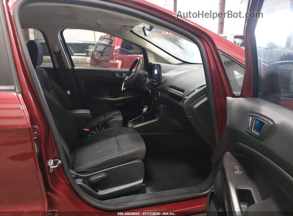 MAJ6S3GL7LC333312 2020 FORD ECOSPORT Red წინა სალონის ხედი